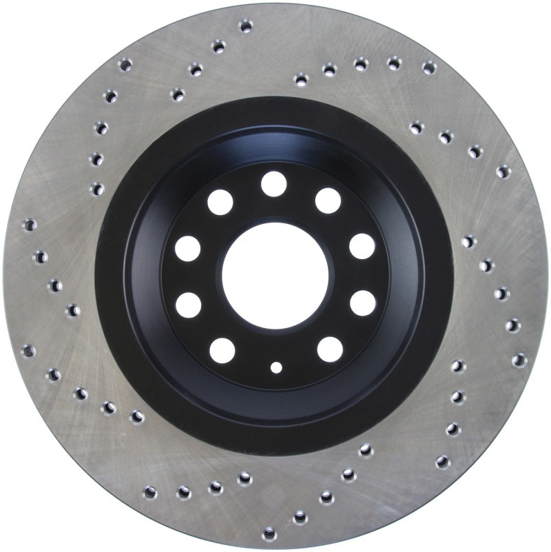 Stoptech 128.33113L 09-13 fits VW CC 3.6L VR6 / 08-09 & 12 Golf R/Golf R32 Drilled Left Rear Rotor