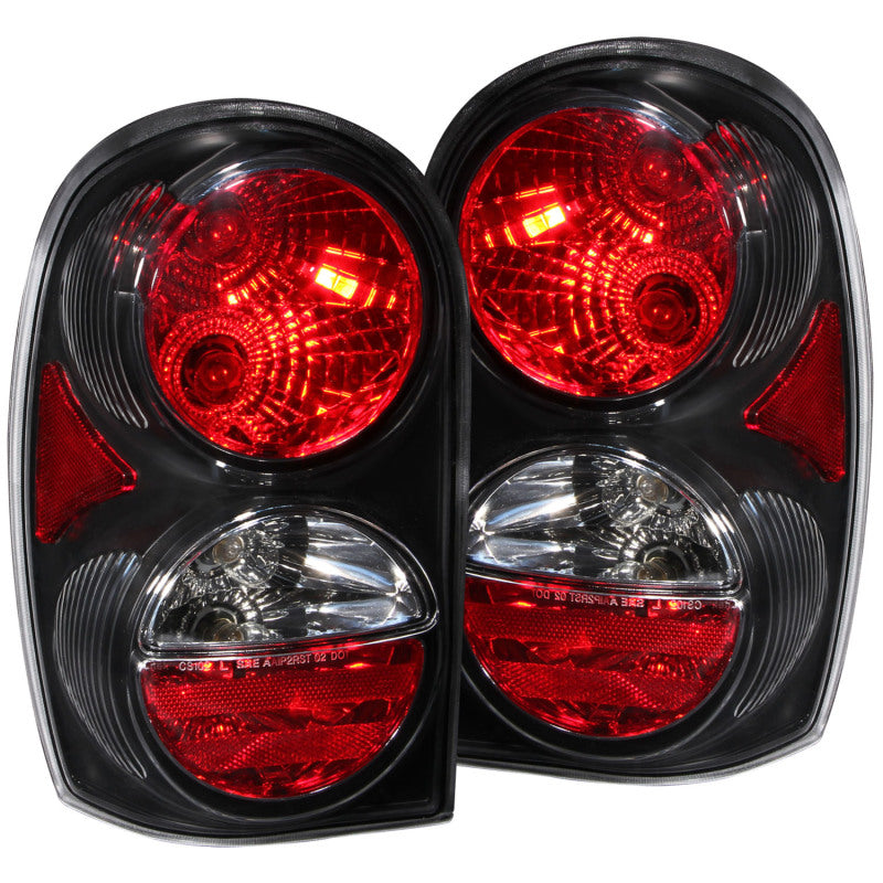 ANZO 211108 2007 fits Jeep 02-20 Liberty Taillights Black