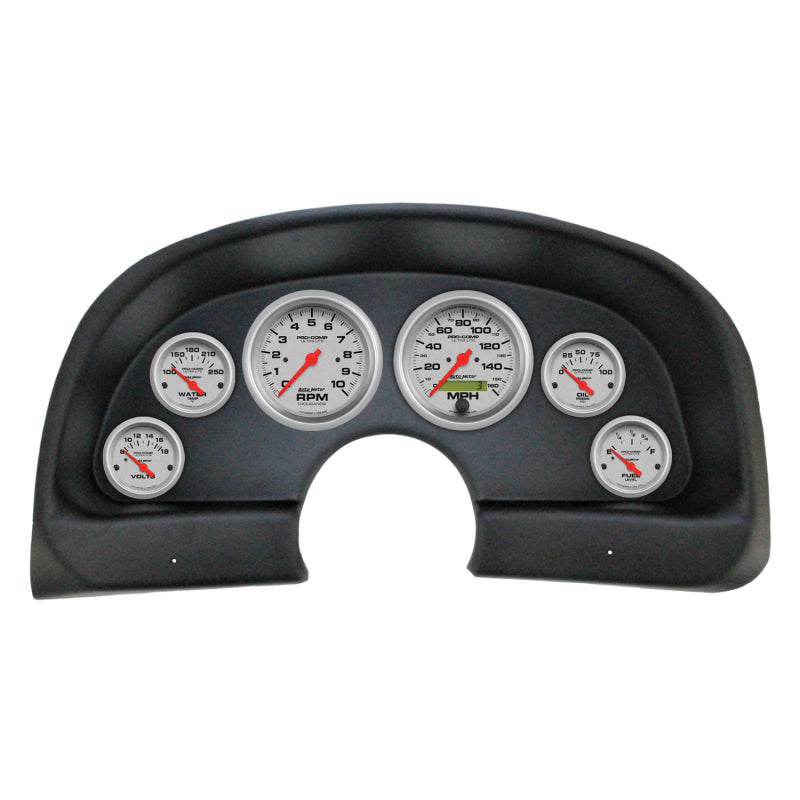 AutoMeter 2930-13 Autometer Ultra-Lite Direct Fit Dash Kit 93-02 fits Chevy Camaro (2 x 3-3/8in. / 4 x 2-1/16in.)