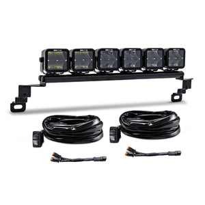 Borne Off-Road BNLT-BR-21S-B6 2021+ fits Ford Bronco Direct Fit Light Pods - Standard Bumper - Kit of 6