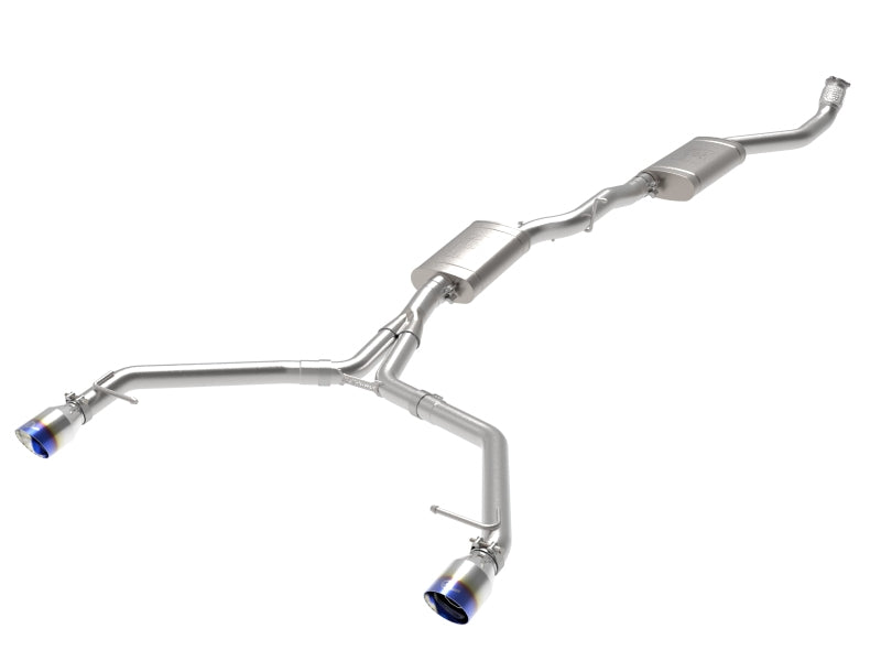 AFE 49-36438-L orce-Xp 13-16 fits Audi Allroad L4 SS Cat-Back Exhaust w/ Blue F