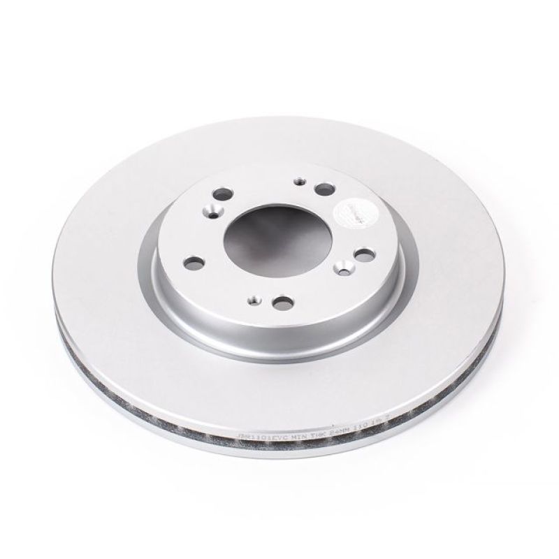 PowerStop fits Mitsubishi Eclipse Front Evolution Geo 06-12met Coated Rotor
