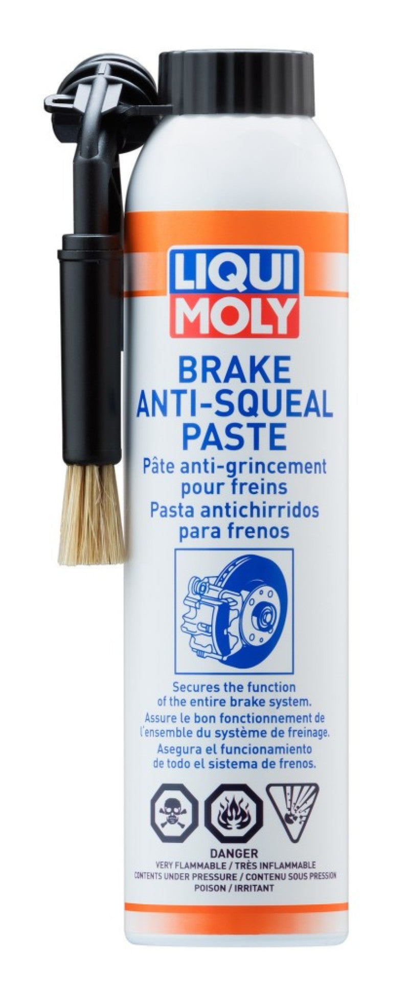 LIQUI MOLY 20240-1 200mL Brake Anti-Squeal Paste (Can w/ Brush) - Single