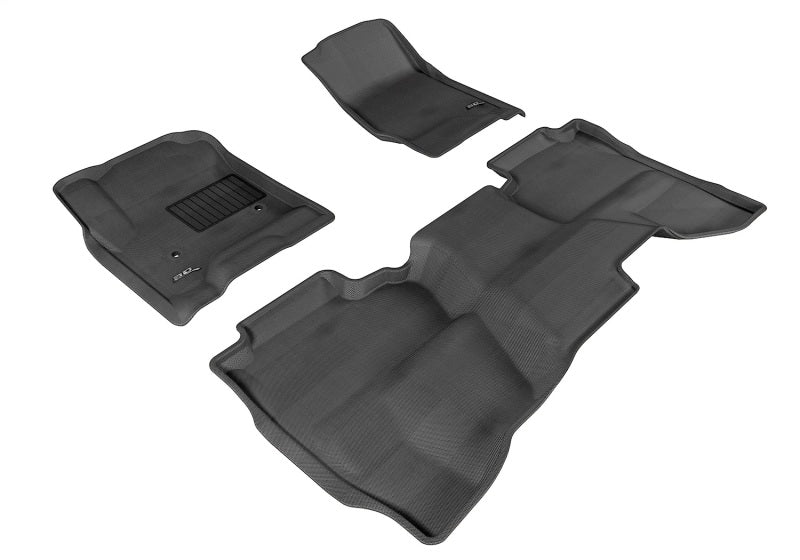 3D MAXpider 2013-2019 fits Hyundai Santa Fe/Santa Fe Xl Kagu 3rd Row Floormats