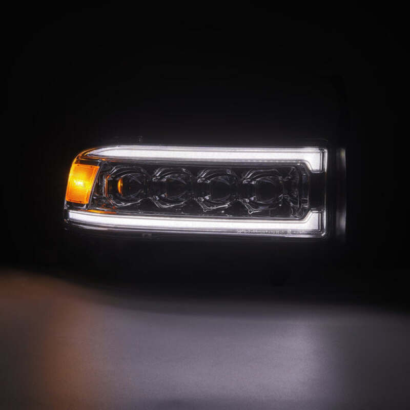 AlphaRex 880351 94-01 fits Dodge Ram 1500 NOVA LED Headlights Chrome w/ Activ. Light Seq. Signal and SB DRL