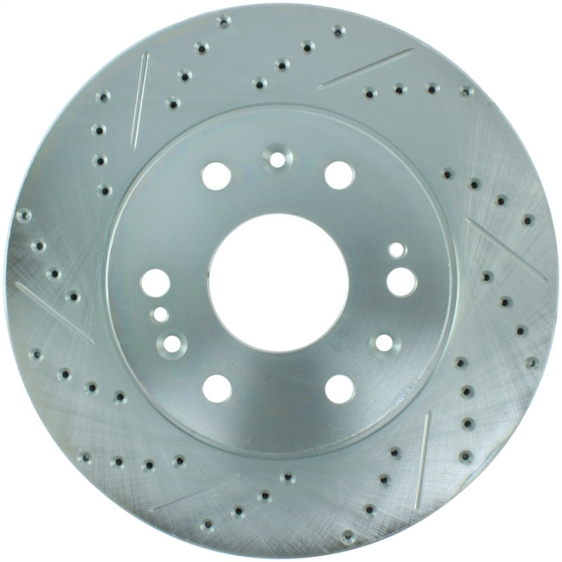 Stoptech 227.66057R Select Sport 07-11 fits GM Silverado 1500 Slotted and Drilled Right Front Rotor