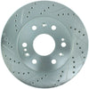 Stoptech 227.66057R Select Sport 07-11 fits GM Silverado 1500 Slotted and Drilled Right Front Rotor
