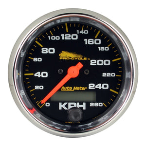 AutoMeter 19354 Autometer Pro-Cycle Gauge Speedo 3 3/4in 160 Mph Elec Black