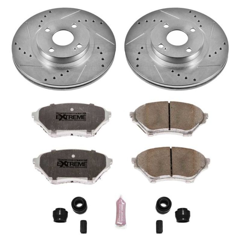PowerStop K2353-26 01-05 fits Mazda Miata Front Z26 Street Warrior Brake Kit