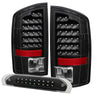 9032790 Xtune fits Dodge 07-08 Ram 1500 LED Tail Lights w/ LED 3rd Brake Lamps