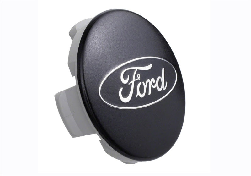 fits Ford Racing M-1096K-BCS fits Ford Car Black & Chrome Wheel Center Cap Kit - Satin