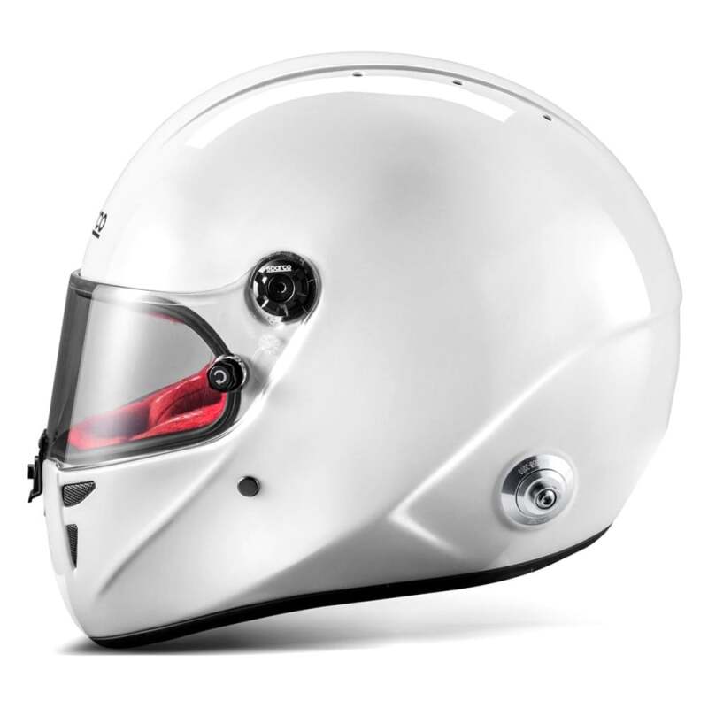 SPARCO BRH0007B0W0900L Stealth RF Helmet - Large - White/Red