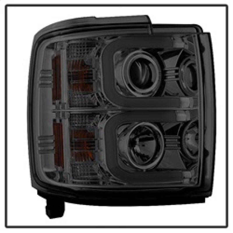Spyder 5081056 fits Chevy 14-16 Silverado 2500 HD Projector Headlights Light Ba