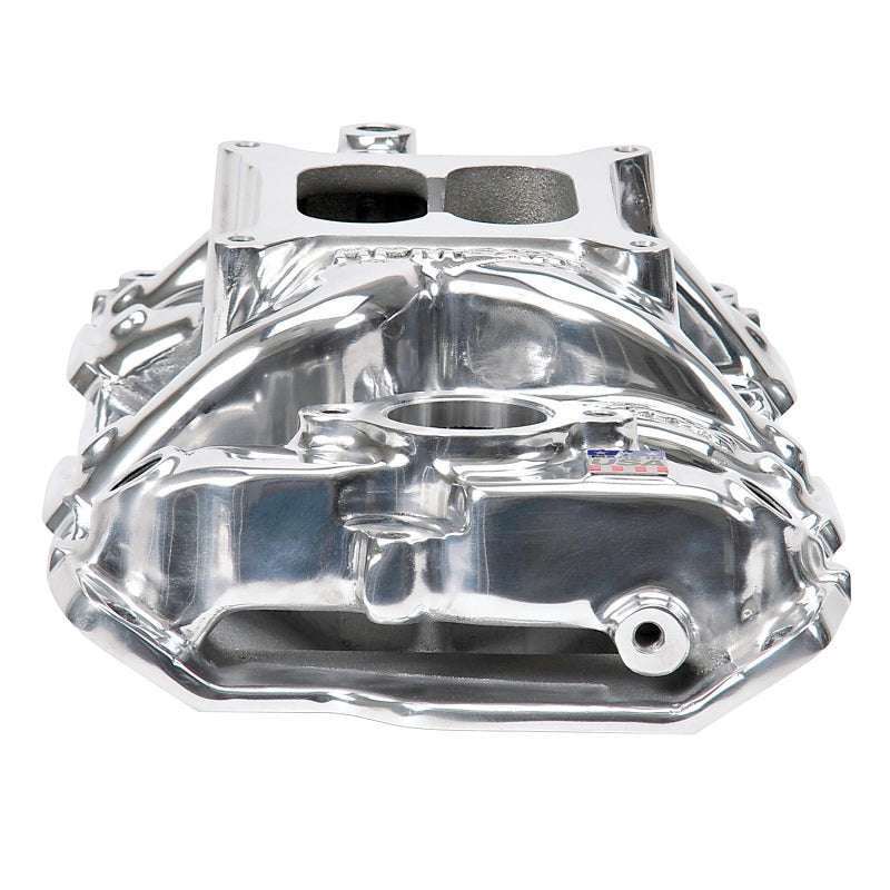 Edelbrock 75011 Polished S/B fits Chevy RPM Air-Gap Manifold
