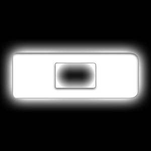 ORACLE Lighting 3140-D-001 Universal Illuminated LED Letter Badges - Matte Wht Surface Finish - D