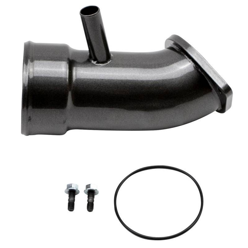 Wehrli WCF100721-FTB fits Chevrolet 17-19 6.6L L5P Duramax 3.5in Intake Horn w/PCV Port - Fine Texture Black