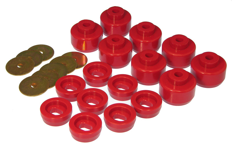 Prothane 7-148 fits Chevy 99-07 Silverado Canadian Model Body Mount - Red