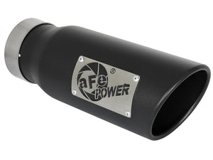 AFE 49T35451-B12 orce-Xp 409 Stainless Steel Exhaust Tip 3.5 In x 4.5in Out x 1