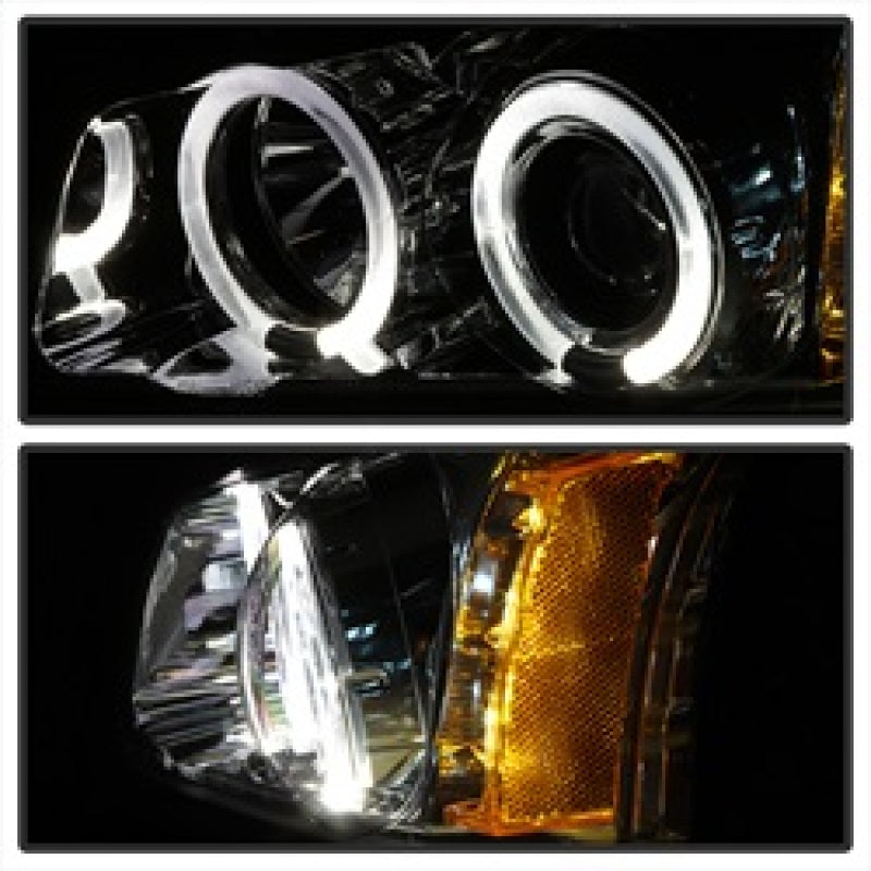 Spyder 5009463 fits Chevy 03-06 Silverado 1500 Projector Headlights LED Halo LE