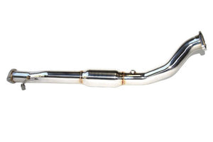 Invidia HS09MEXDPC 08-15 fits Mitsubishi Evolution X High Flow Cat Downpipe & Test Pipe (One Piece)