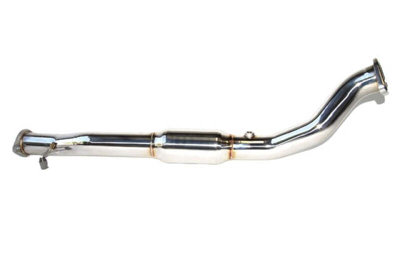 Invidia HS09MEXDPC 08-15 fits Mitsubishi Evolution X High Flow Cat Downpipe & Test Pipe (One Piece)