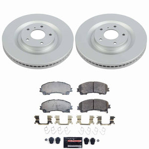 Power Stop 19-25 Infiniti QX50 Front Z23 Coated Brake Kit
