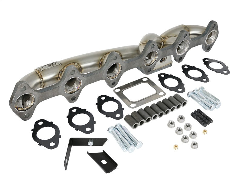 AFE 48-32018 d Steel Header w/ T4 Turbo Manifold 03-07 fits Dodge Diesel L6-5.9