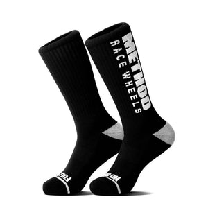 Method AP-M0004 Brand Logo Performance Socks - Black