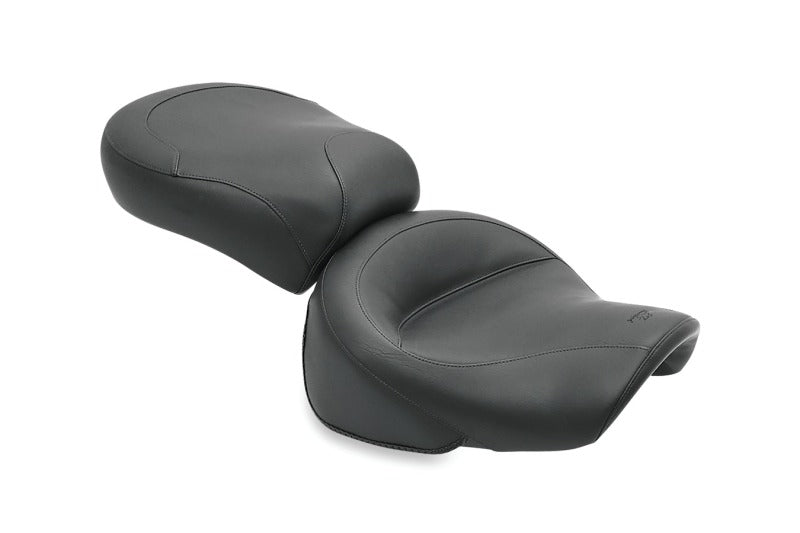 Mustang 75785 fits Kawasaki 00-08 Vulcan 1500 Classic FI, 00-04 Nomad Fl Std Touring 2PC Seat - Black