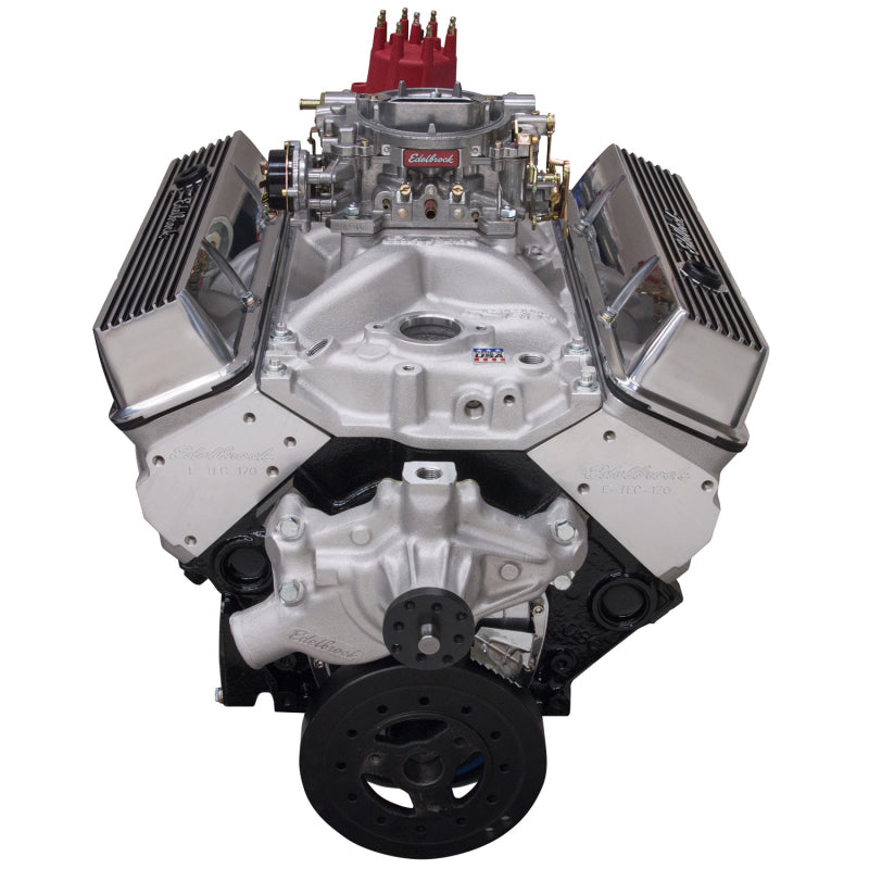 Edelbrock 46410 Crate Engine Edelbrock 9 0 1 Performer E-Tec w/ Short Water Pump As Cast