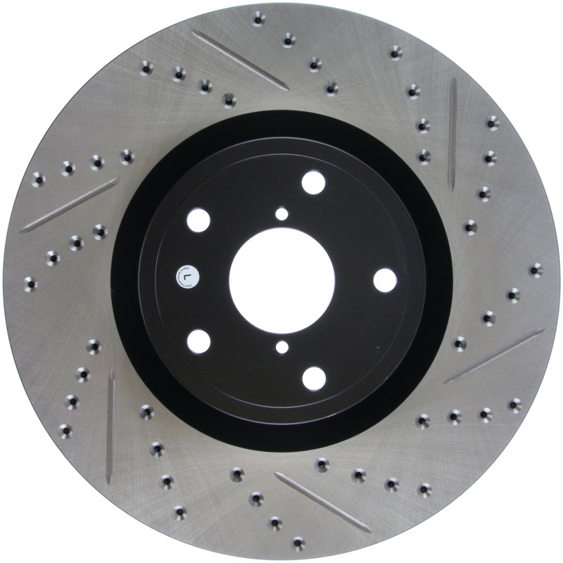 Stoptech 127.47022L 05-10 fits Subaru Impreza WRX/STi Slotted & Drilled Left Front Rotor