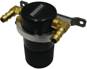 Moroso 85497 Universal Air/Oil Separator Catch Can - Small Body w/o Drain - Bill