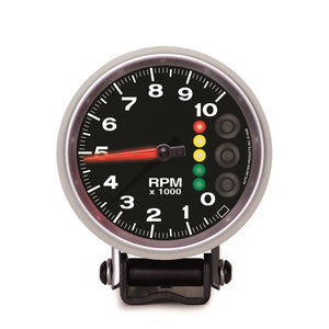 AutoMeter 6606-05705 Autometer Elite 3 3/4inch 10K RPM Tachometer w/ Pit Road Speed Lights and Peak Memory
