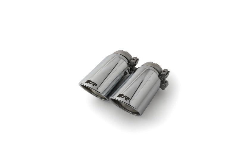 Remus 0026 55SR Stainless Steel 84mm Angled Rolled Edge Chrome Tail Pipe Set (Pair)