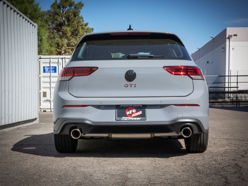 aFe 49-36454-P 22-24 Volkswagen GTI MACH Force-Xp 3 to 2-1/2 IN Stainless Steel Cat-Back Exhaust w/Polished Tip
