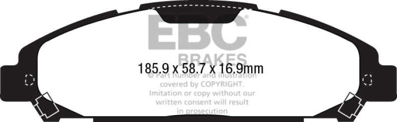 EBC DP23039 Brakes Greenstuff 2000 Series Sport Pads