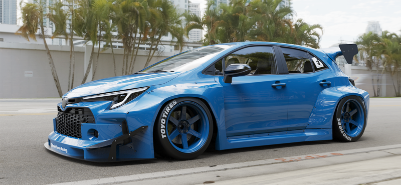 GReddy 66910220 PandeM 2023+ fits Toyota GR Corolla Full Widebody Kit w/ Wing