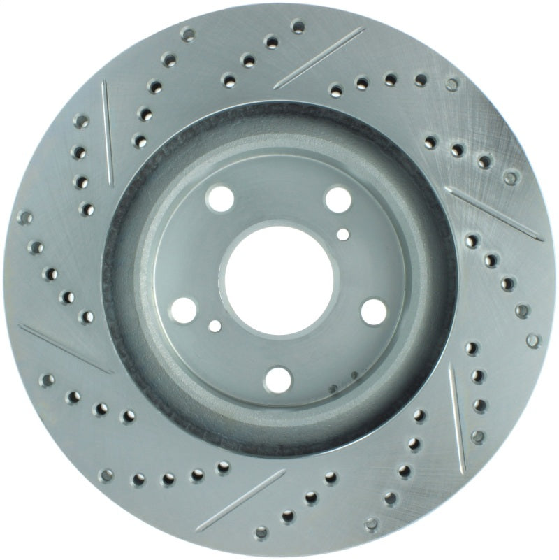 Stoptech 227.44146L Select Sport 11-16 fits Toyota Avalon/ 11-17 Camry SportStop Slotted & Drilled Left Front Rotor