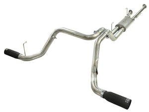 AFE 49-46014-B rce XP 2-1/2in to 3in 409 SS Cat-Back Exhaust w/ Black Tips 10-1
