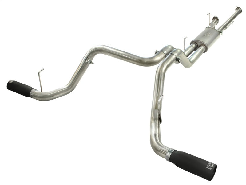 AFE 49-46014-B rce XP 2-1/2in to 3in 409 SS Cat-Back Exhaust w/ Black Tips 10-1