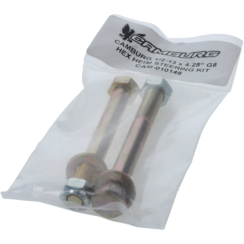 Camburg CAM-010148 1/2-13 x 4.25in. G8 Hex Heim Steering Bolt Kit