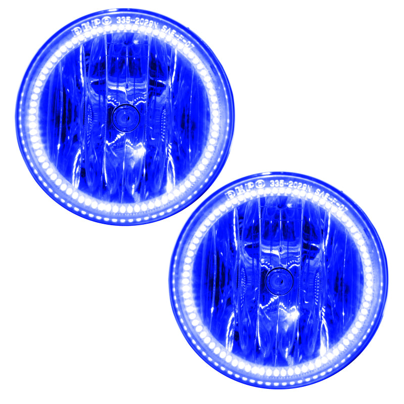 Oracle 05-11 Toyota Tacoma LED Fog Light Halo Kit - Blue