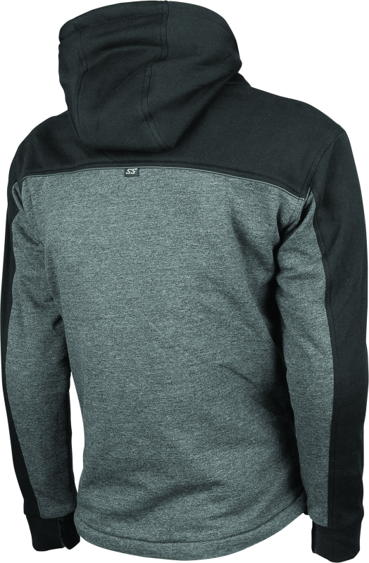 Speed and Strength 880395 Hammer Down Armored Hoody Black/Grey - Small
