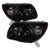 9033421 Xtune fits Toyota 06-09 4Runner Crystal Headlights Black Smoked HD-JH-