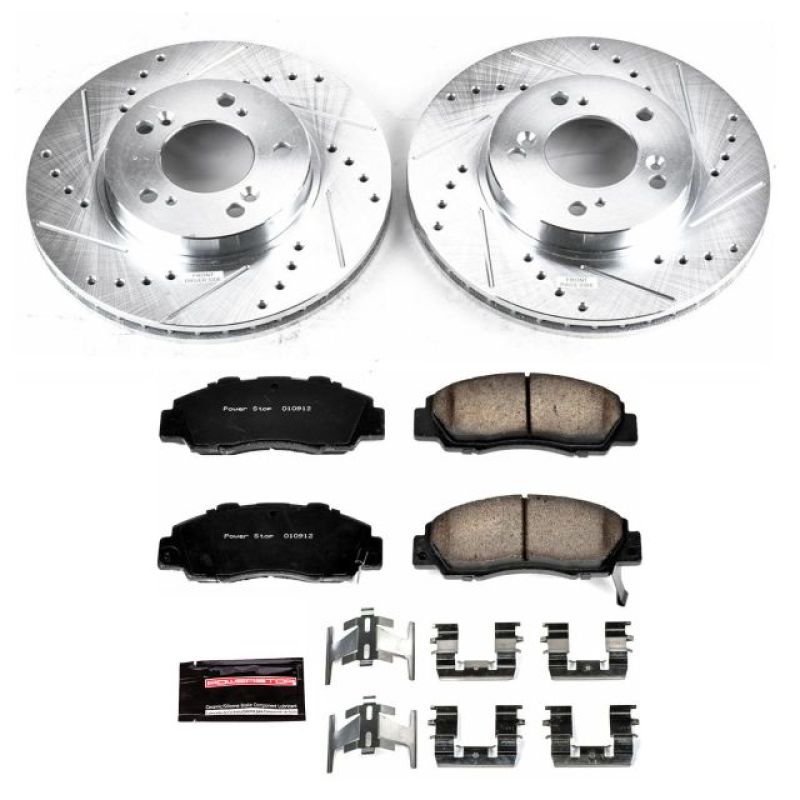PowerStop K704 fits Acura 97-01 Integra Front Z23 Evolution Sport Brake Kit