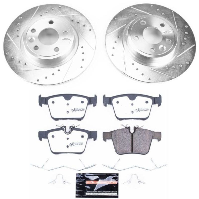 PowerStop K7995 36 15 fits Rover Discovery Sport Rear Z36 Truck & Tow Brake Kit