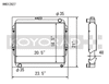 Koyo Toyota 84-95 Pickup 2WD/4WD/ 4Runner 2.4L I4 (22R/RE) MT Radiator *Will Not Fit 22RET*