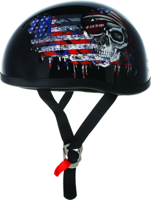 Bikers Choice 649512 Skid Lids Live To Ride Original Helmet - XS