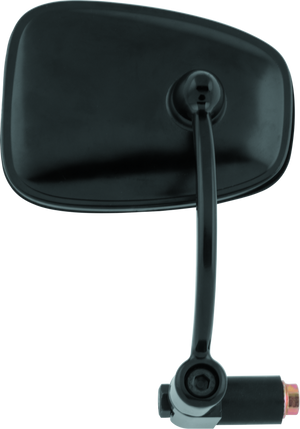 BikeMaster 601147 BikeMaster Semi-Retractable Barend Mirrors 7/8in & 1in Bars - Each - Black