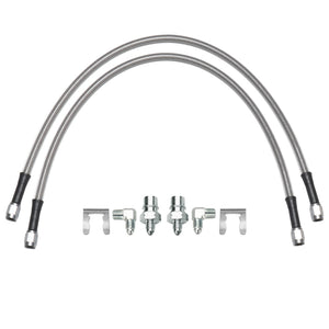 Wilwood 220-14598 M10x1.00 BF TO 90 20in. Flexline Kit